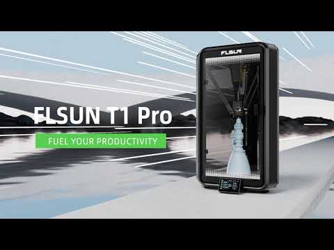 Flsun T1 Pro High Speed Delta 3D Printer Demo