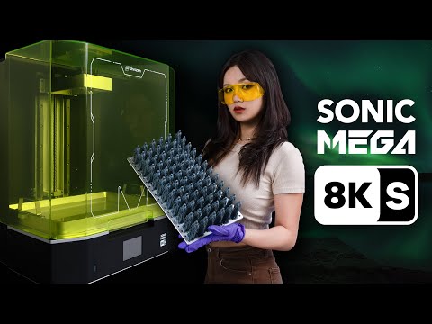 Phrozen Sonic Mega 8K S Resin 3D Printer Demo