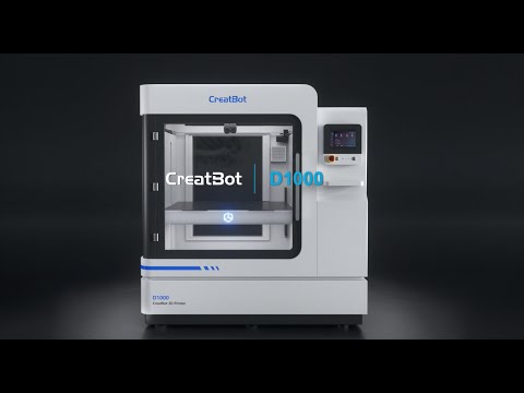 Creatbot D1000 HS Professional Large Scale 3D Printer Demo