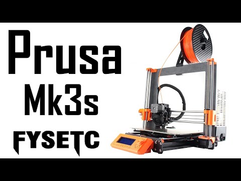 Fysetc Clone Prusa i3 V2.1 MK3S+ 3D Printer Kit Demo