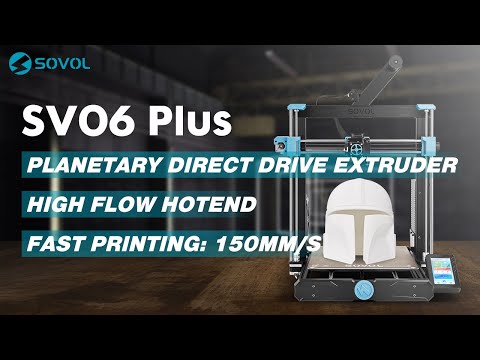 Sovol SV06 Plus Open Source 3D Printer Kit Demo