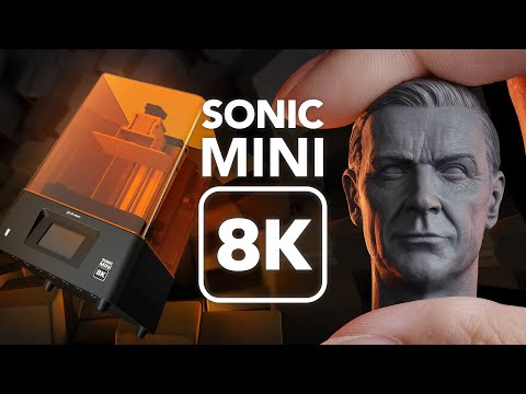 Phrozen Sonic Mini 8K Resin 3D Printer Demo