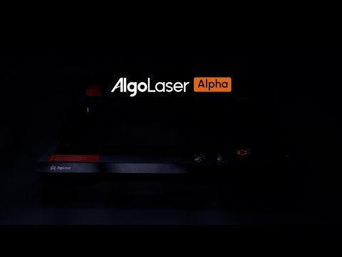 Algolaser Alpha Laser Engraving Cutting Machine  Demo