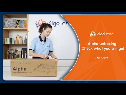 Algolaser Alpha Laser Engraving Cutting Machine  Demo