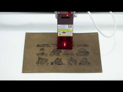 Aufero Laser 2 Laser Engraving Machine Demo