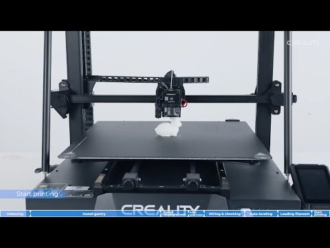 Creality CR-M4 Large Desktop 3D Printer Demo