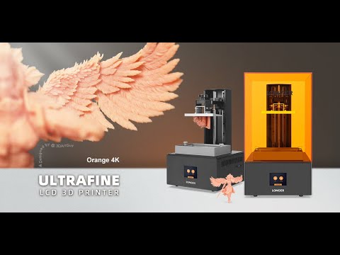 Longer Orange 4K Mono Resin 3D Printer Demo