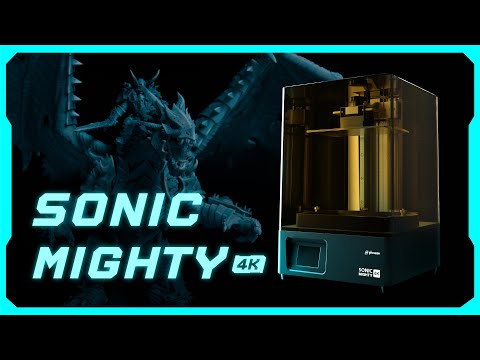 Phrozen Sonic Mighty 4K Resin 3D Printer Demo