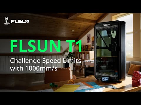 Flsun T1-U High Speed Delta 3D Printer Demo